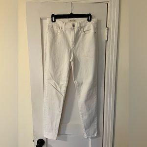 Madewell white jeans
